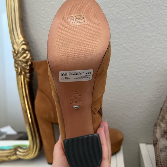 Never Worn Schutz high boots with heel - Picture 2 of 3